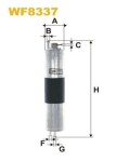 WIX FILTERS  Kütusefilter WF8337