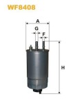WIX FILTERS Kütusefilter WF8408