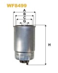 WIX FILTERS  Kütusefilter WF8499