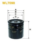 WIX FILTERS  Õlifilter WL7098