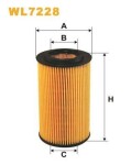 WIX FILTERS  Õlifilter WL7228