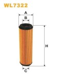 WIX FILTERS  Õlifilter WL7322