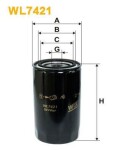 WIX FILTERS  Õlifilter WL7421