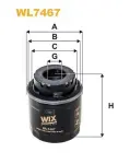 WIX FILTERS  Õlifilter WL7467