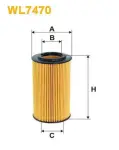 WIX FILTERS  Õlifilter WL7470