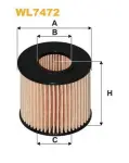 WIX FILTERS  Õlifilter WL7472