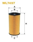 WIX FILTERS  Õlifilter WL7497