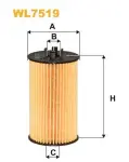 WIX FILTERS  Õlifilter WL7519