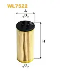 WIX FILTERS  Õlifilter WL7522