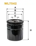 WIX FILTERS Õlifilter WL7542