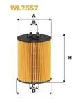 WIX FILTERS  Õlifilter WL7557