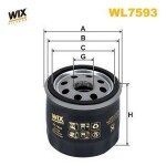 WIX FILTERS  Õlifilter WL7593