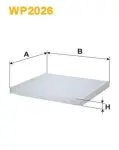 WIX FILTERS  Filter,salongiõhk WP2026
