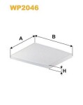WIX FILTERS Filter,  salongiõhk WP2046