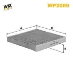WIX FILTERS Filter,  salongiõhk WP2089
