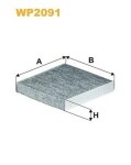 WIX FILTERS Filter,  salongiõhk WP2091