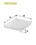 WIX FILTERS Filter,  salongiõhk WP2096