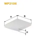 WIX FILTERS Filter,  salongiõhk WP2106