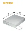WIX FILTERS Filter,  salongiõhk WP2138