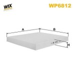 WIX FILTERS Filter,  salongiõhk WP6812