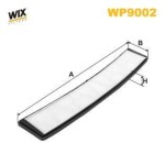 WIX FILTERS Filter,  salongiõhk WP9002