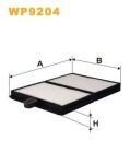 WIX FILTERS Filter,  salongiõhk WP9204