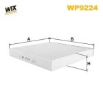 WIX FILTERS Filter,  salongiõhk WP9224