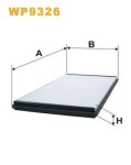 WIX FILTERS Filter,  salongiõhk WP9326