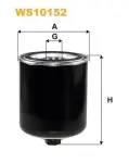 WIX FILTERS Õhukuivatuspadrun,  suruõhusüsteem WS10152