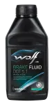 Тормозная жидкость dot5.1 500 мл тормозная жидкость Wolf