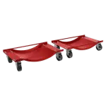 SEALEY komplekt mobilnych wozkow 2 tk, pod velg, do przemieszczenia sõiduki, teras, na 4 kolkach 90mm, no no c: 454kg/ tk., kaal: 10kg/ tk.