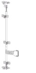 Cargoparts ukse lukusti tagumine Dacromet (fi-22mm)