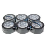teip remont, 6tk., must, pikkus.=25m, lai.=48mm