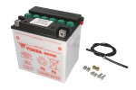 aku Yuasa 12V 28Ah käivitusvool 300A suurus 168x132x176 koos elektrolüüdiga 1,7 poolus(+)/ ventilatsioon P/ P YB30L-B