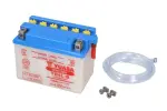 aku Yuasa 12V 4Ah käivitusvool 56A suurus 121x71x93 koos elektrolüüdiga 0,3 poolus(+)/ ventilatsioon P / P