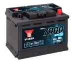 aku YUASA 12V 65Ah/600A YBX7000 EFB Start Stop Plus (-+ standartne) 242x175x190 B13 (efb/käivitusaku)