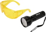 YATO YT-08581 komplekt taskulamp UV 51 LED I prillid