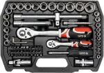 YATO YT-38782 Tööriistade komplekt  1/2", 1/4", 72tk