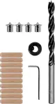 komplekt tüüblid, puur, markerid 6MM