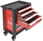 YATO YT-55300 käru tööriistadele/ töökoja 177tk. 6 sahtlit punane,
