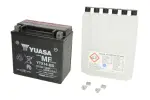 aku Yuasa 12V 12Ah käivitusvool 200A suurus 150x87x145 koos elektrolüüdiga 0,69 poolus(+)/ ventilatsioon L/brak YTX14-BS
