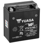 aku AGM/käivitusaku/Kuivlaetud elektrolüüdiga () YUASA 12V 14Ah 230A +- Hooldusvaba komplektis elektrolüüt 150x87x161mm Kuivlaetud elektrolüüdiga SUZUKI BOU