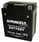 12V 6Ah YTX7L-BS 114x70x130 -+