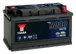 YUASA Käivitusaku YBX9000 AGM Start Stop Plus Batteries 12V 80Ah 800A YBX9115
