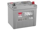 aku YUASA 12V 65Ah/580A YBX5000 Silver High Performance SMF (-+ standard) 232x173x225 B00 (käivitusaku)