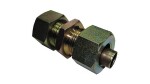 NIK-MAR ZA11B 1.5 / tekalan connectors gray/straight, m18x1.5 external, wire 11x1.5/11x1.5, błh, cone, "barrel" screw connection, metal, quantity in package: 1pc