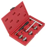 Diiselmootori pihustipesade puhastamise komplekt; 15X19mm universaalne, 17X17mm do Delphi/Bosch