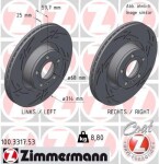 ZIMMERMANN Piduriketas BLACK Z 100.3317.53