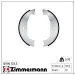 ZIMMERMANN  Piduriklotside komplekt,seisupidur 10990.103.3