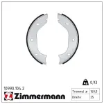 ZIMMERMANN  Piduriklotside komplekt,seisupidur 10990.104.2